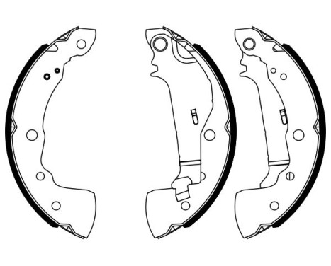 Brake Shoe Set, Image 2