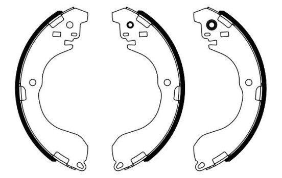 Brake shoe set, Image 2