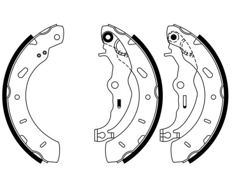 Brake Shoe Set, Image 5