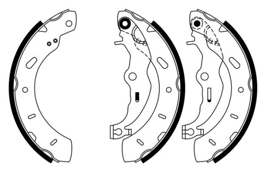 Brake Shoe Set, Image 2