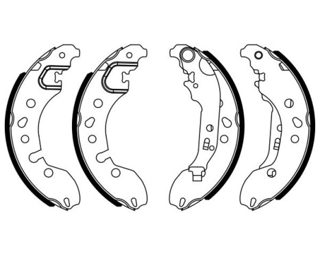 Brake Shoe Set, Image 5