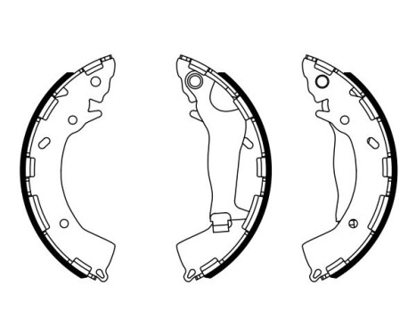 Brake Shoe Set, Image 5