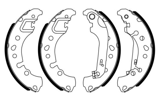 Brake Shoe Set, Image 2