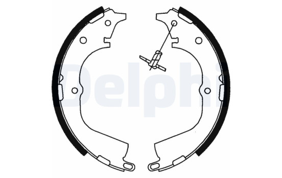 Brake shoe set