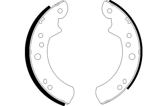 Brake shoe set