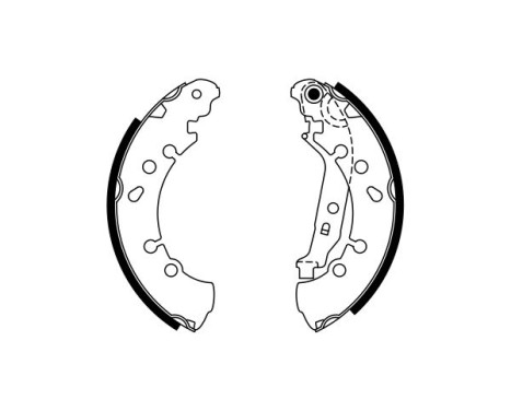 Brake Shoe Set, Image 5