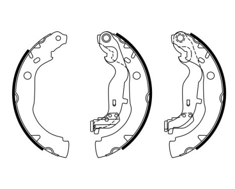 Brake Shoe Set, Image 5