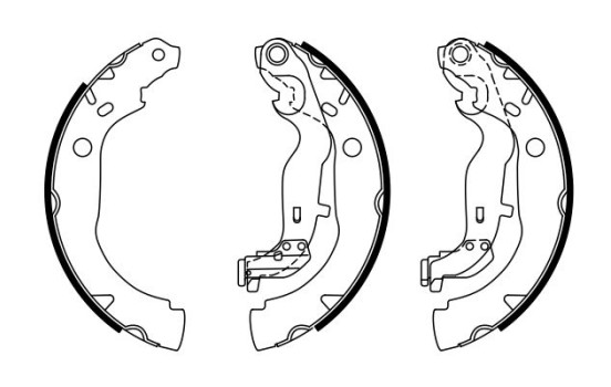 Brake Shoe Set, Image 4