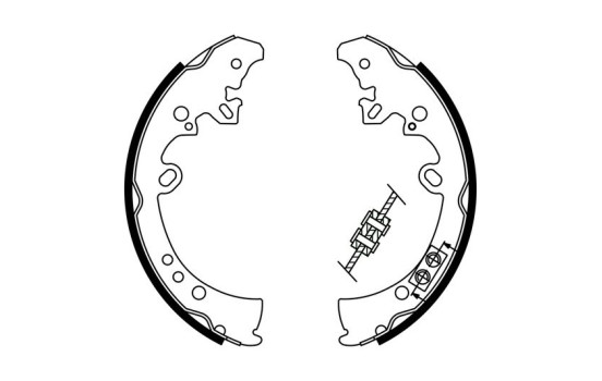 Brake Shoe Set, Image 2