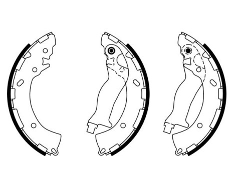 Brake Shoe Set, Image 5