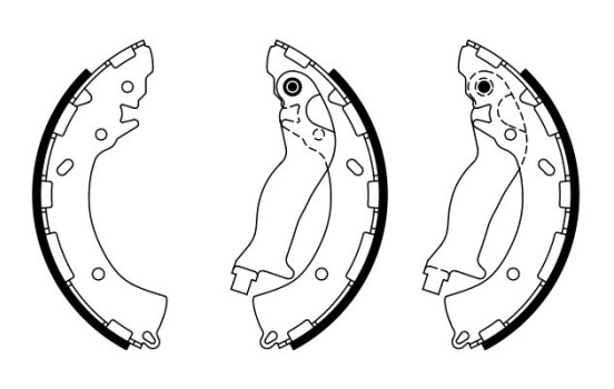Brake Shoe Set, Image 2