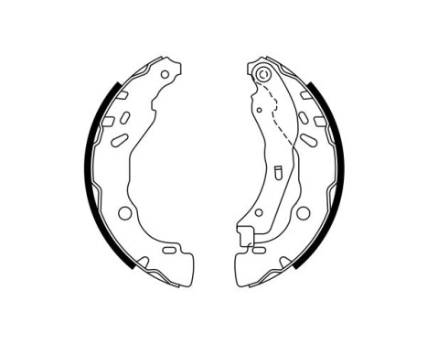 Brake Shoe Set, Image 5