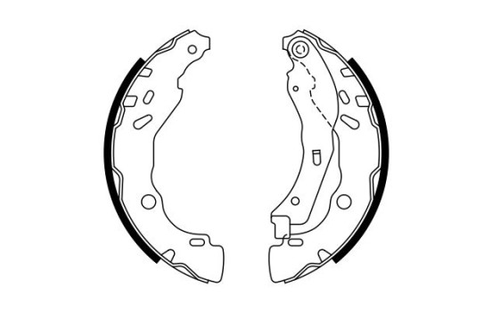 Brake Shoe Set, Image 5