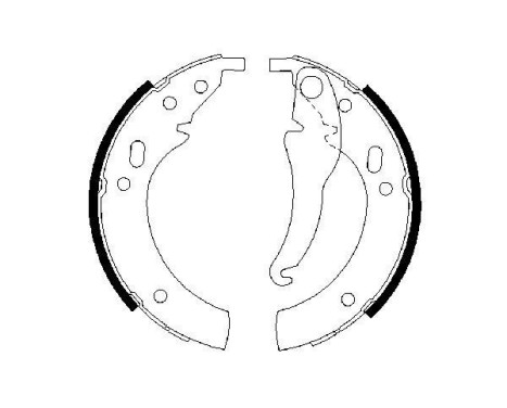 Brake Shoe Set, Image 2