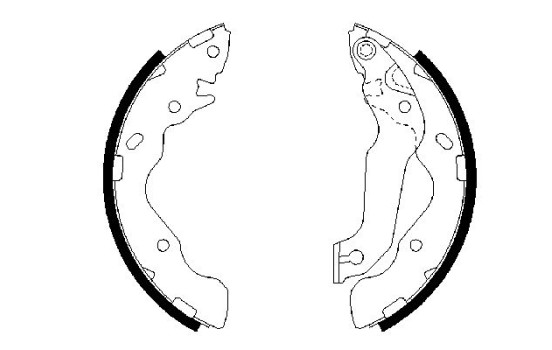 Brake Shoe Set, Image 5