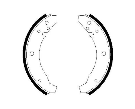 Brake Shoe Set, Image 5