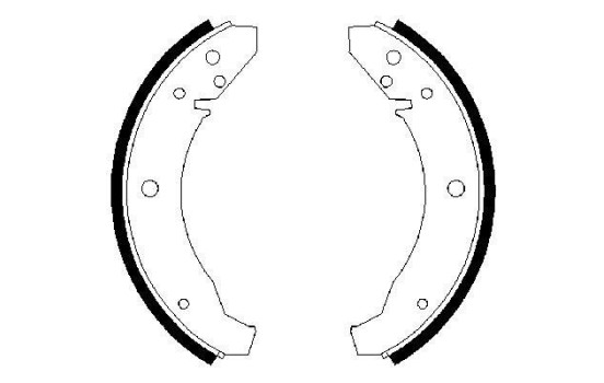 Brake Shoe Set, Image 2