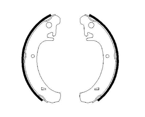 Brake Shoe Set, Image 4