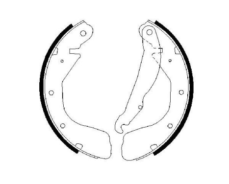 Brake Shoe Set, Image 5