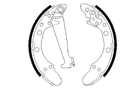 Brake Shoe Set, Image 2