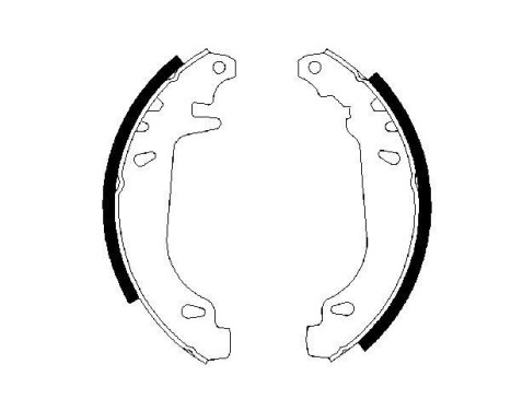 Brake Shoe Set, Image 5