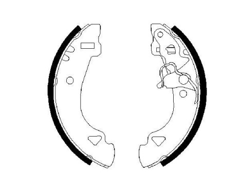 Brake Shoe Set, Image 5
