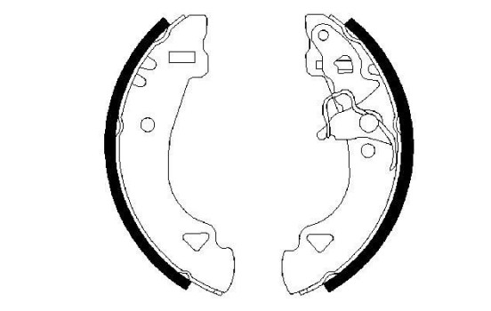 Brake Shoe Set, Image 5