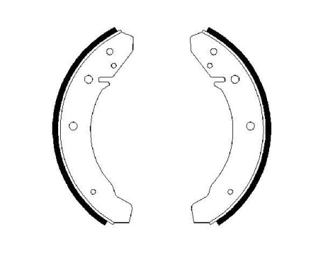 Brake Shoe Set, Image 4