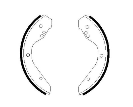 Brake Shoe Set, Image 5