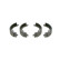 Brake Shoe Set, Thumbnail 3