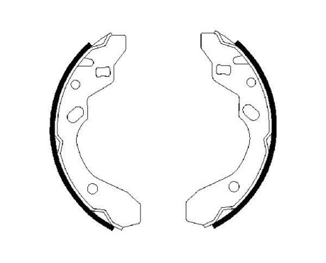 Brake Shoe Set, Image 5