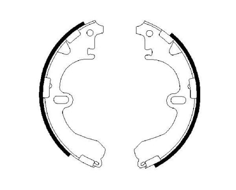 Brake Shoe Set, Image 5