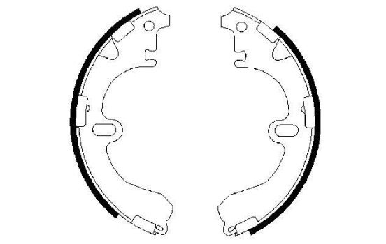 Brake Shoe Set, Image 5
