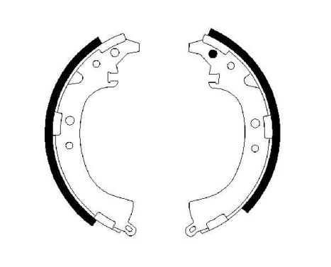 Brake Shoe Set, Image 5