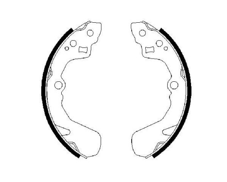Brake Shoe Set, Image 5