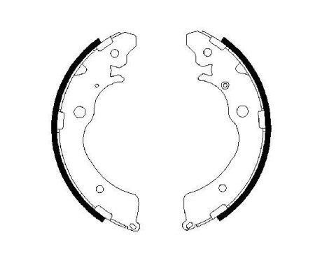 Brake Shoe Set, Image 5