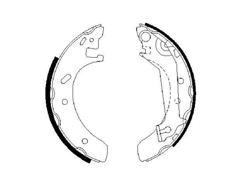 Brake Shoe Set, Image 2