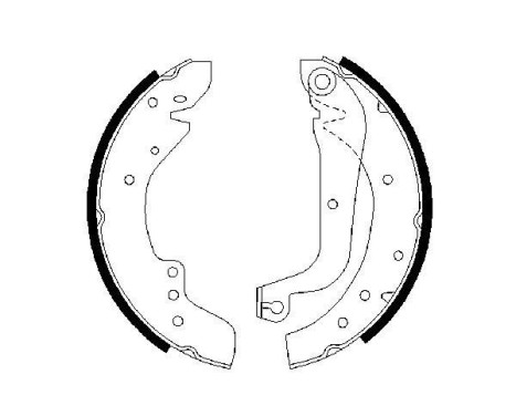 Brake Shoe Set, Image 2