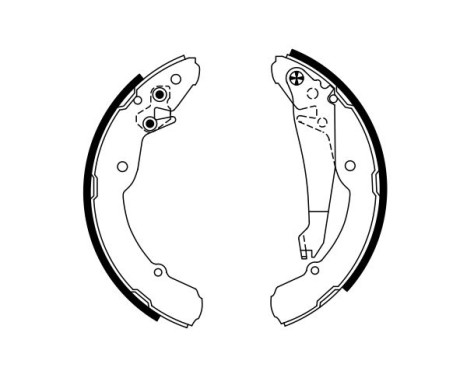 Brake Shoe Set, Image 5