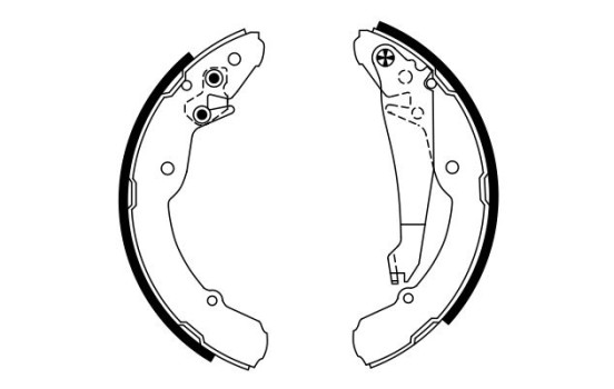 Brake Shoe Set, Image 2