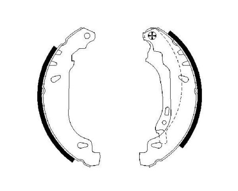 Brake Shoe Set, Image 5