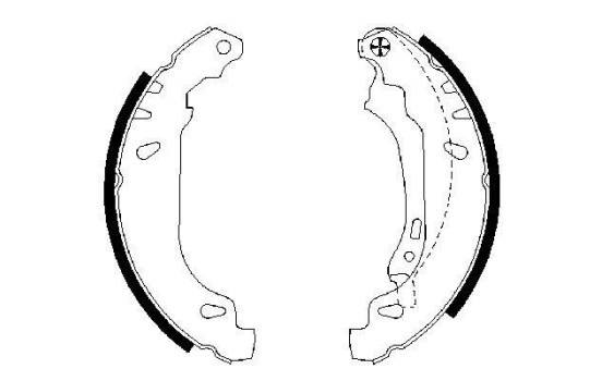 Brake Shoe Set, Image 5
