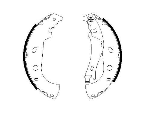 Brake Shoe Set, Image 5