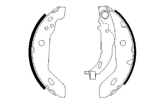Brake Shoe Set, Image 5