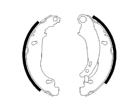 Brake Shoe Set, Image 5