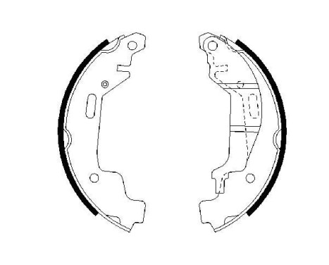 Brake Shoe Set, Image 5