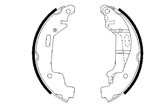 Brake Shoe Set, Image 5