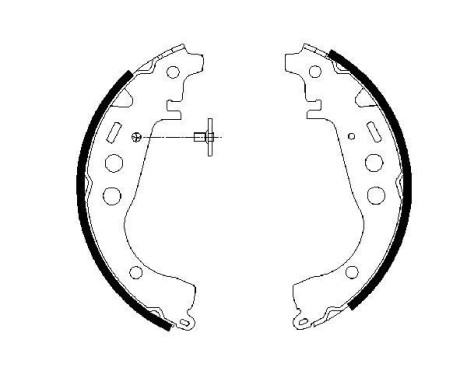 Brake Shoe Set, Image 6