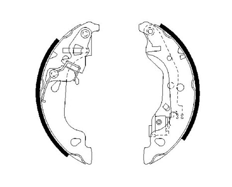 Brake Shoe Set, Image 5