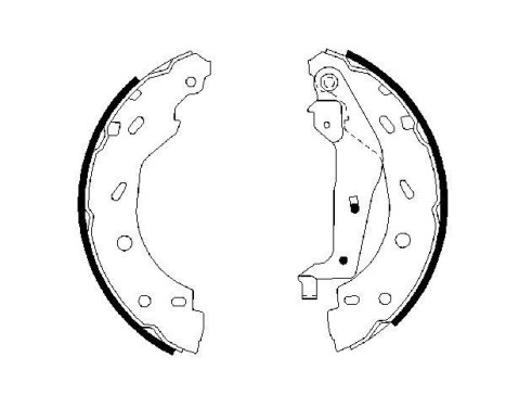 Brake Shoe Set, Image 5